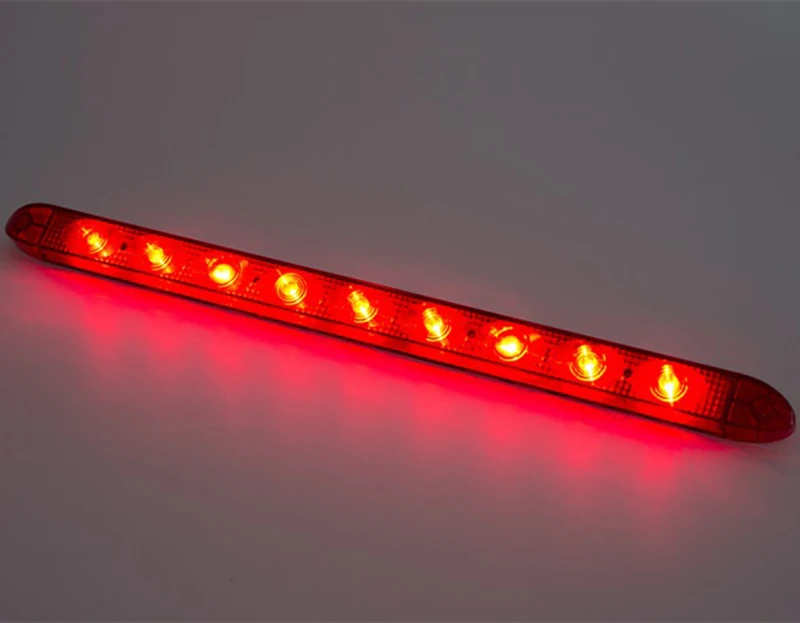 

1Pcs 9 LED Car Rear Tail Light Red Stop Brake Lamp for 10-30V Aotomobiles Truck Trailer Lorry