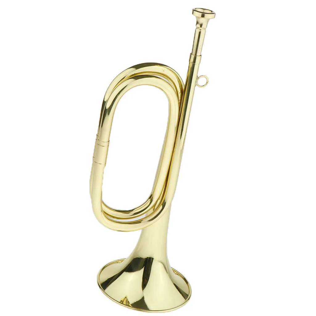 

Exquisite Band School Performance Cavalry Trumpet Marching Bugle Brass Instrument