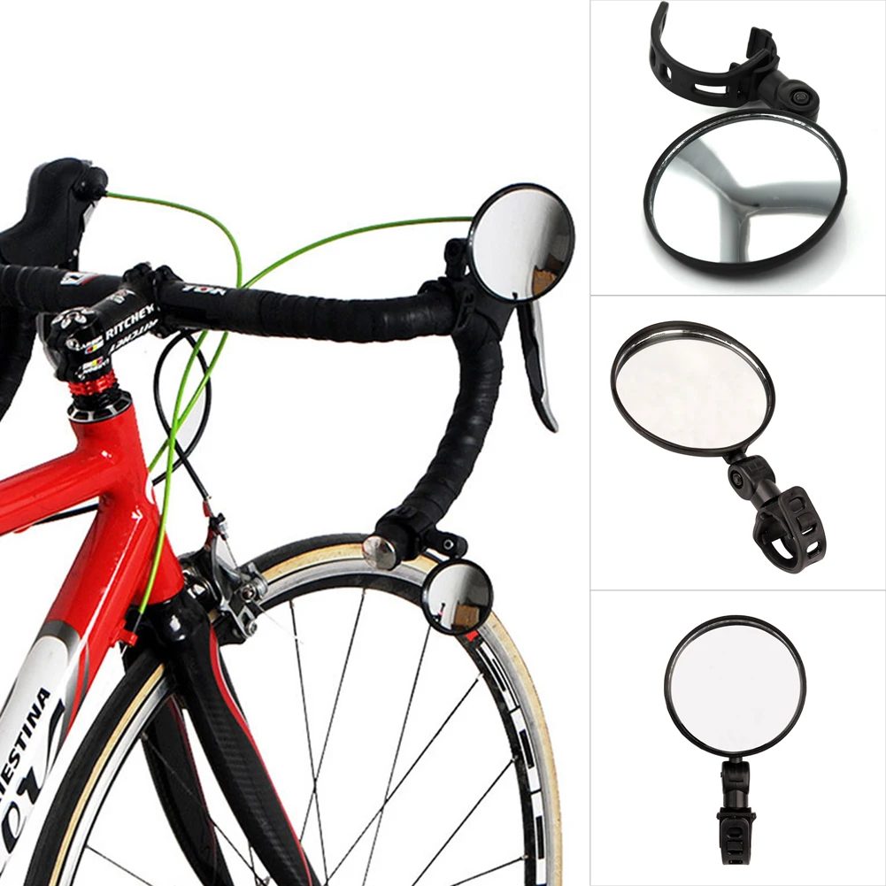 Universal Bicycle Convex Side Rearview Mirror Adjustable Bike Rear View | Спорт и развлечения