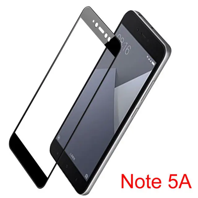 Закаленное стекло для Xiaomi Redmi Note 5A 32 64 ГБ защита экрана полное покрытие защитная