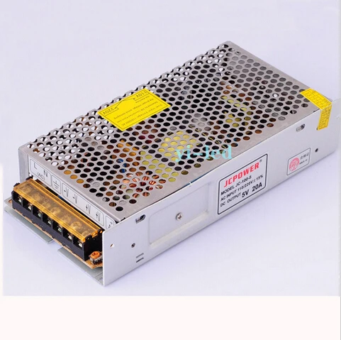 ALLISHOP 5V 20A импульсный источник питания Светодиодная лента переключатель