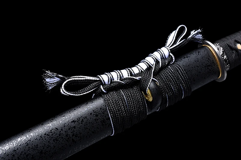 

Sharp Swords Full Tang Japanese Ninja Sword High Carbon Steel Black Knife Can Cut Bamboo Samurai Sword Nice Home Decoration