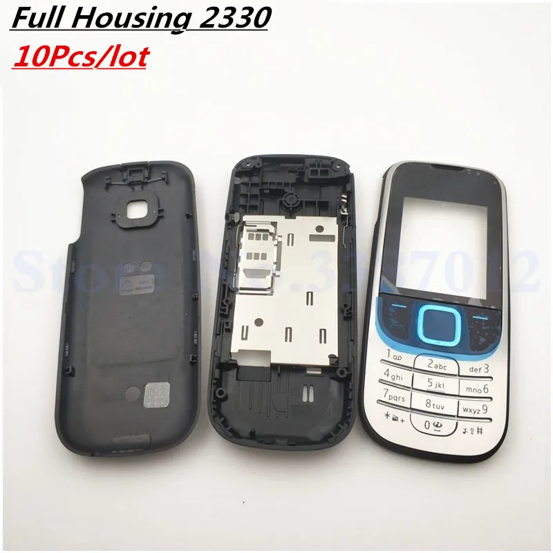 10 шт./лот хорошая оригинальная Задняя крышка батареи корпус для Nokia 2330 Крышка