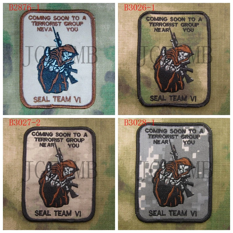 Нашивка Devgru NSWDG SealTeam6 скоро в течении группы возле вас Военная Тактическая