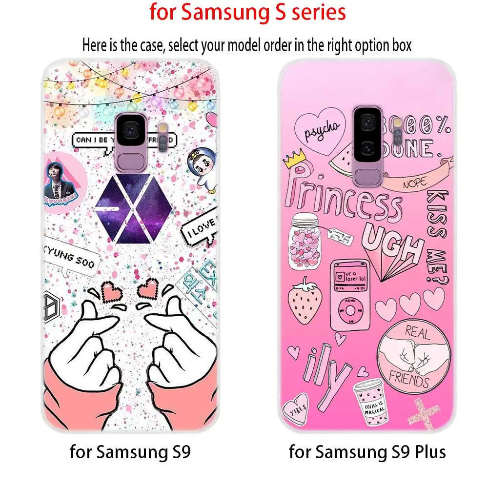 Тканевые плакаты Aloha для девочек чехол из ТПУ Samsung Galaxy S7Edge S8 S9 S10 S11 S20 S21 Plus Lite E Ultra Etui
