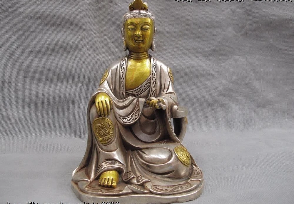 Тибетский буддизм белый Бронзовый Серебристый восемь сокровища freedom kwan yin