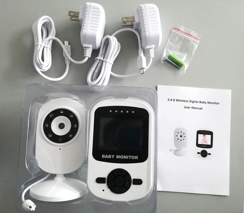 2 4G Беспроводная камера 2X Zoom Детский Монитор ночное видение двухстороннее аудио 4