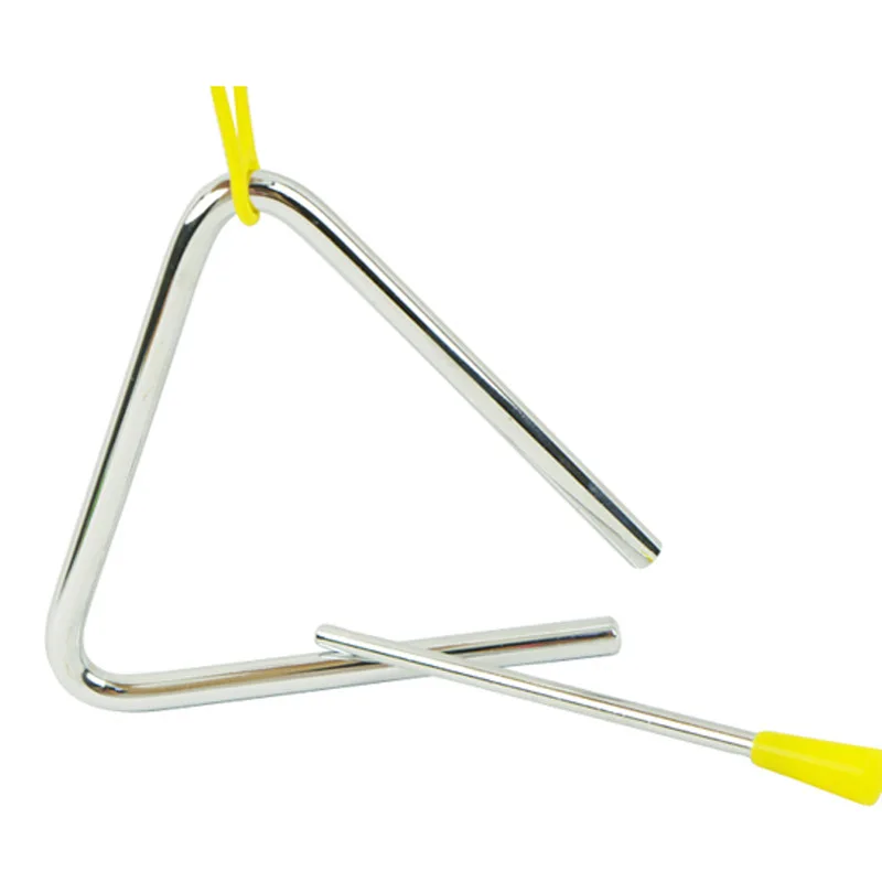 

Children Toy Musical Instrument Rhythm Band Triangled Educational Preschool Triangled Percussion 4/5/6/7/8/ inch