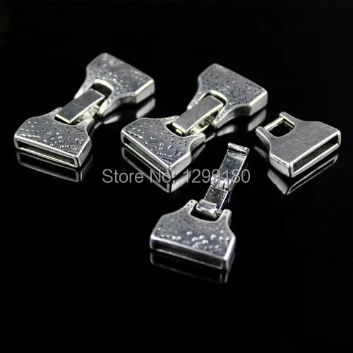 Застежка-карабин для браслета 30 компл./Лот античное серебро отверстие: 2 5x15 мм