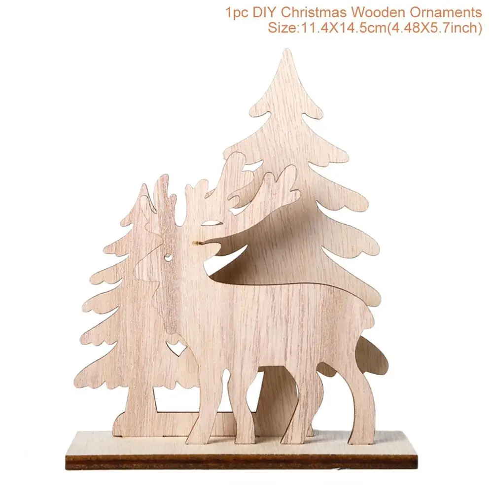 style 9 QIFU рождественские украшения Рождество Navidad рождественские украшения стола для дома Noel Natal Санта-Клаус орнамент - Цвет: style 9