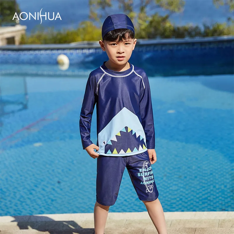 AONIHUA/2018 милые детские плавки для мальчиков купальный костюм детская спортивная