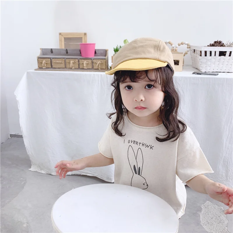 Детская одежда лето 2009 г. Новая детская футболка с принтом в Корейском стиле