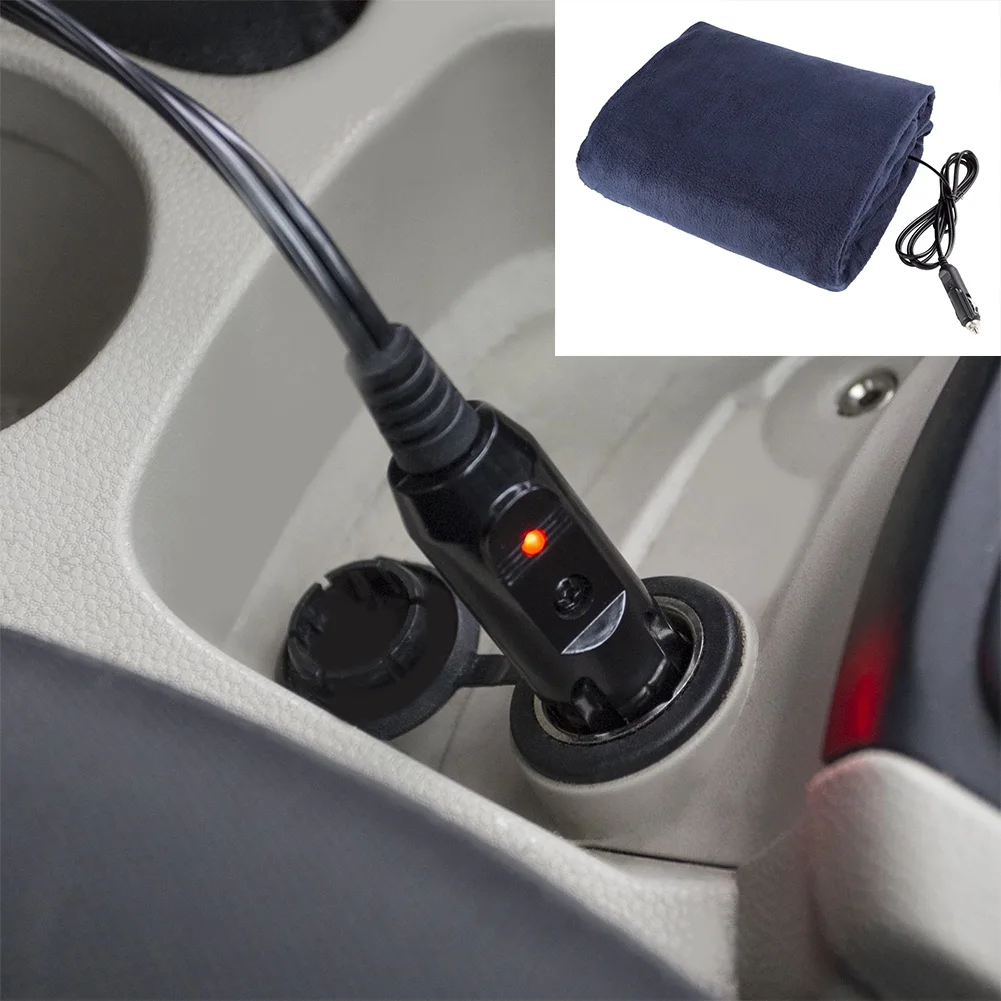 12 V пледы Одеяло Электрический из Полар флиса Зимняя терморегуляция складной с
