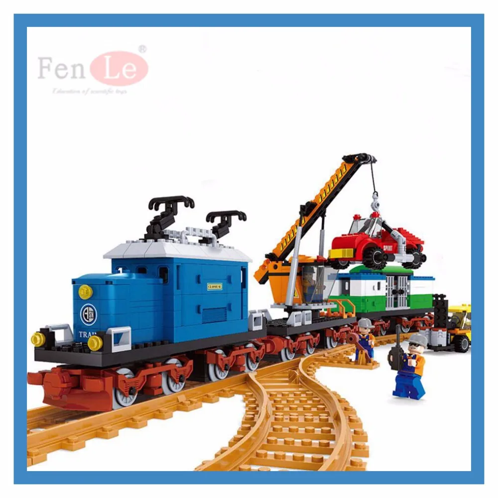 Модели Ausini, строительные наборы, совместимые с technic train, 3D блоки, обучающая модель и строительные игрушки, хобби для детей
