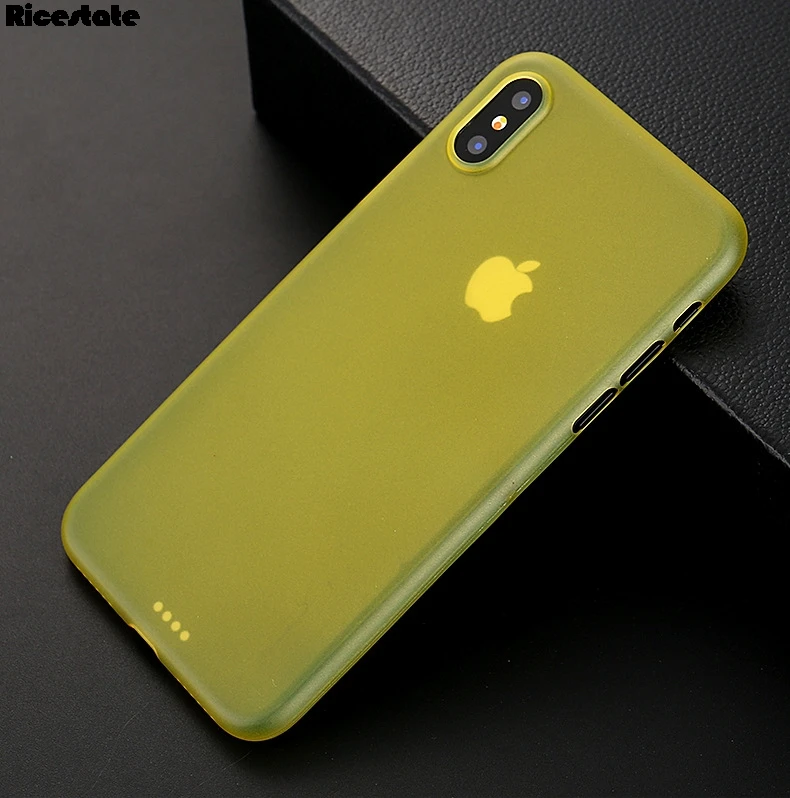 Ультратонкий матовый чехол из полипропилена для iphone 11 Pro Max X 6 7 8 Plus XR XS мягкие