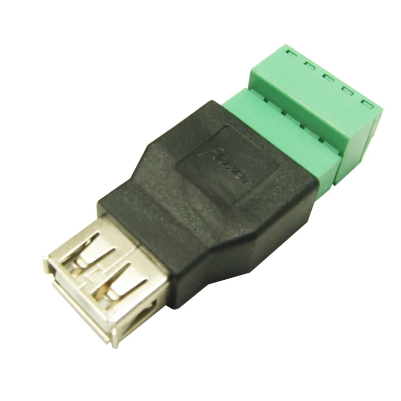 1 шт. гнездо USB для винтового разъема штекер с защитным коннектором USB2.0 гнездовой