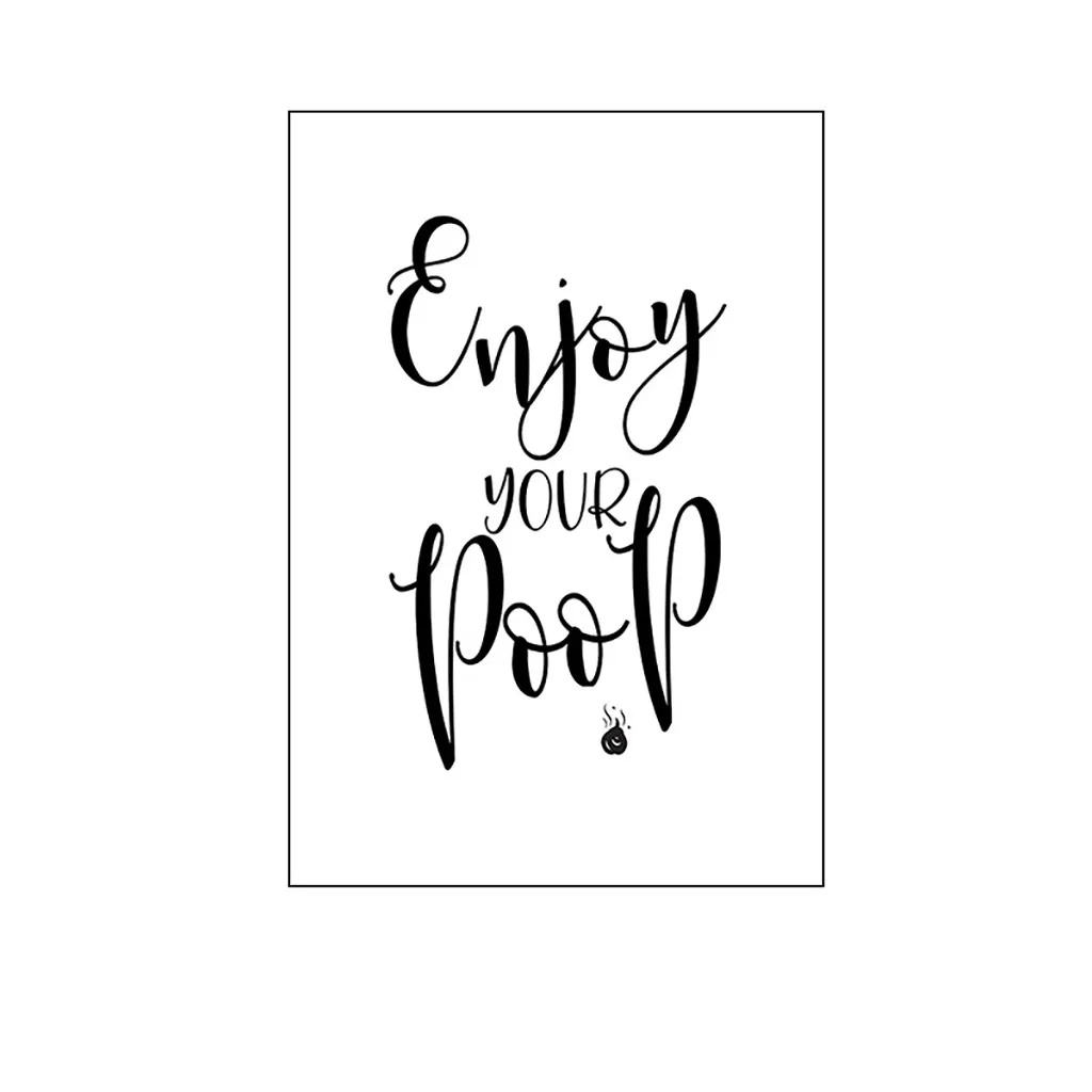 Новинка 2020 4 шт. постеры с цитатами для ванной комнаты художественные принты