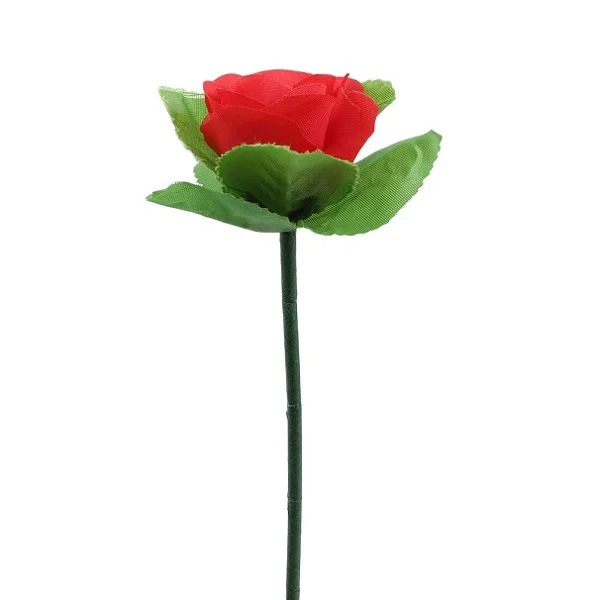 Folded rose Складывающаяся Роза, появляющаяся Волшебные трюки, цветок, появляющийся, исчезает, сценические цветы, серия уличная иллюзия, трюк, реквизит, игрушки - Цвет: Folded rose