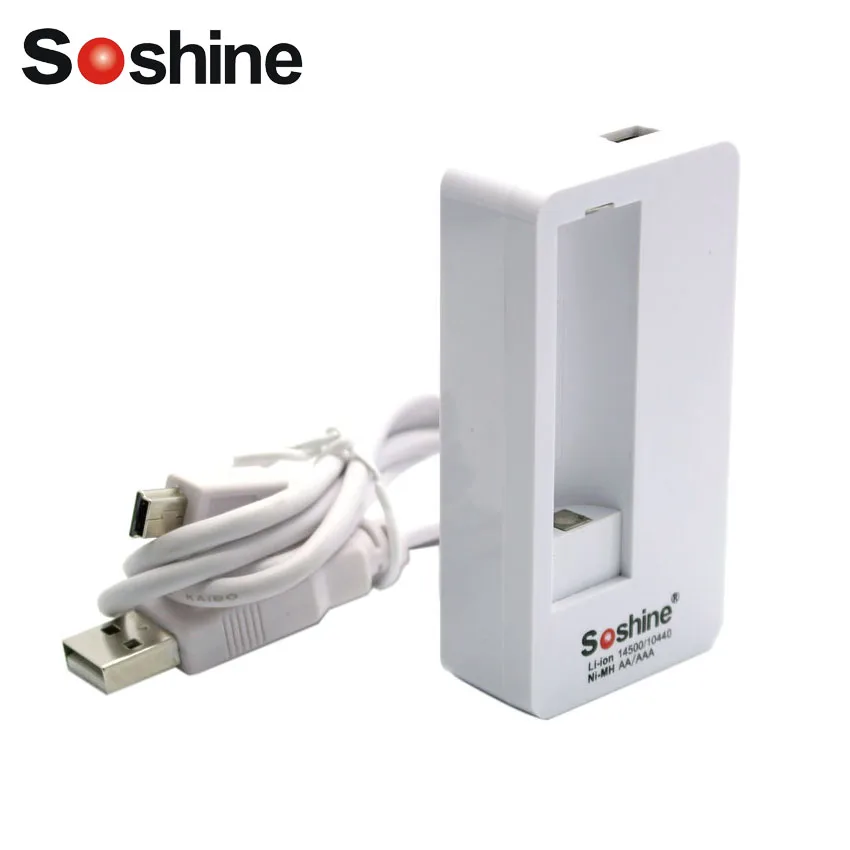 Фото Soshine SC-F3 Mini интеллектуальное зарядное устройство USB входное для Li-Ion 14500 10440 / Ni-MH AA AAA Soshine SC-F3 Mini интеллектуальное зарядное устройство USB входное для Li-Ion 14500 10440 / Ni-MH AA AAA