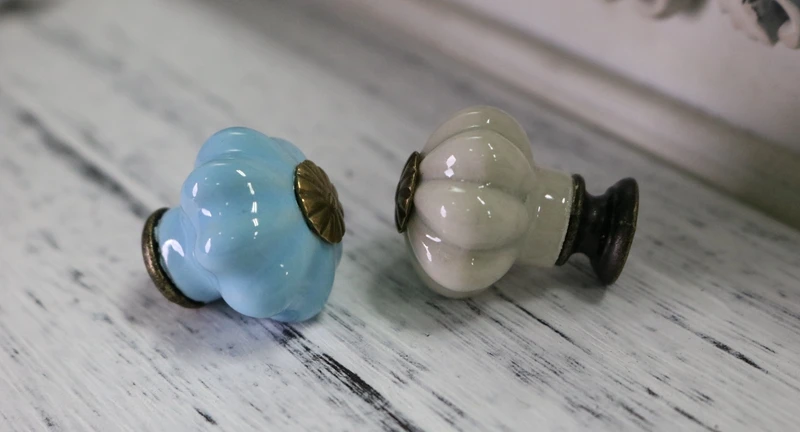 1 шт. симпатичная детская комната белая черная керамическая дверная ручка шкаф