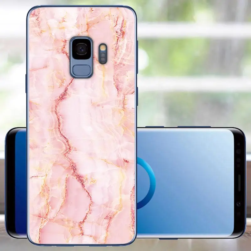 Для samsung S9 чехол для телефона принт задняя крышка Galaxy случае Coque Обложка мягкая TPU 5