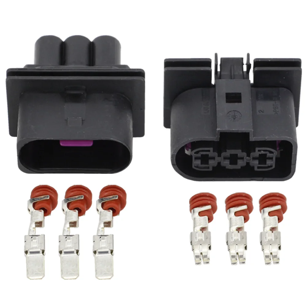 3 контакта 1J0 906 443 электронный штекер вентилятора, штепсельная вилка радиатора, штепсельная вилка DJ70328-6.3-11/21 3 P