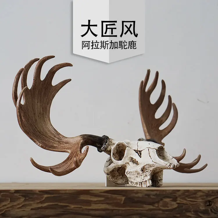 

Reindeer Skull Home Decor Resin Cabochon Home Decoration Accessories
