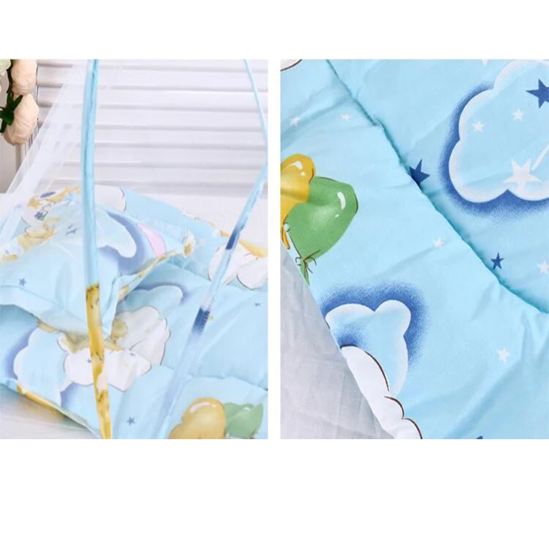 Портативная Складная сетчатая детская кроватка Полиэстеровая москитная сетка