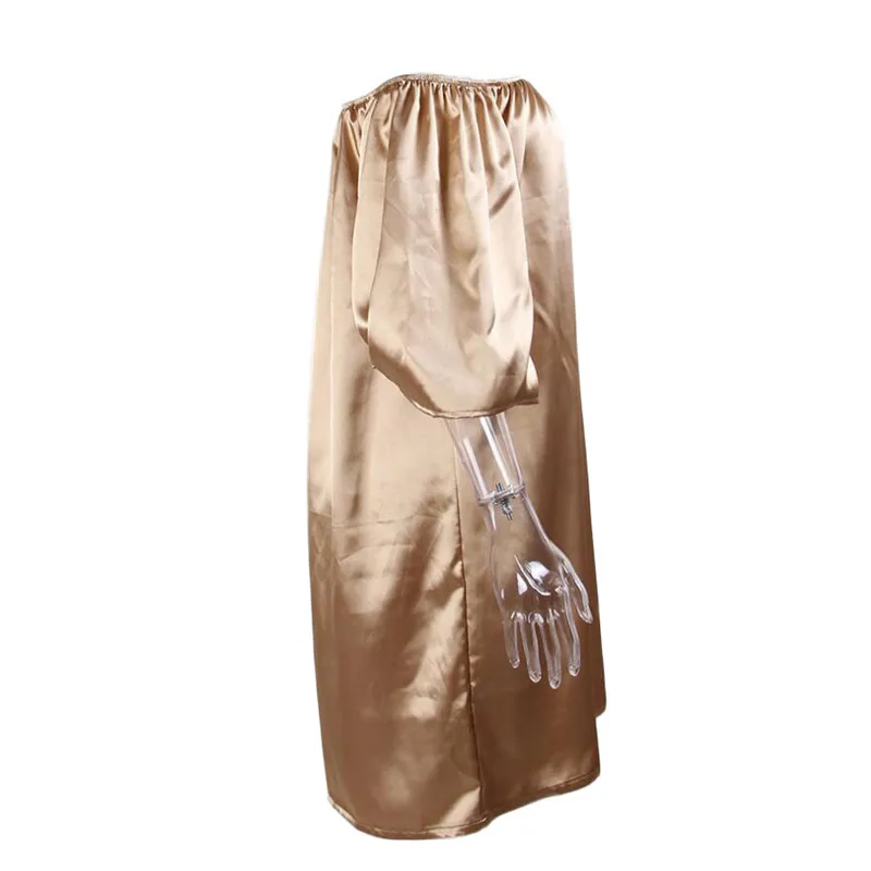 Новинка 2017 сексуальное платье с открытыми плечами пышными рукавами вырезом