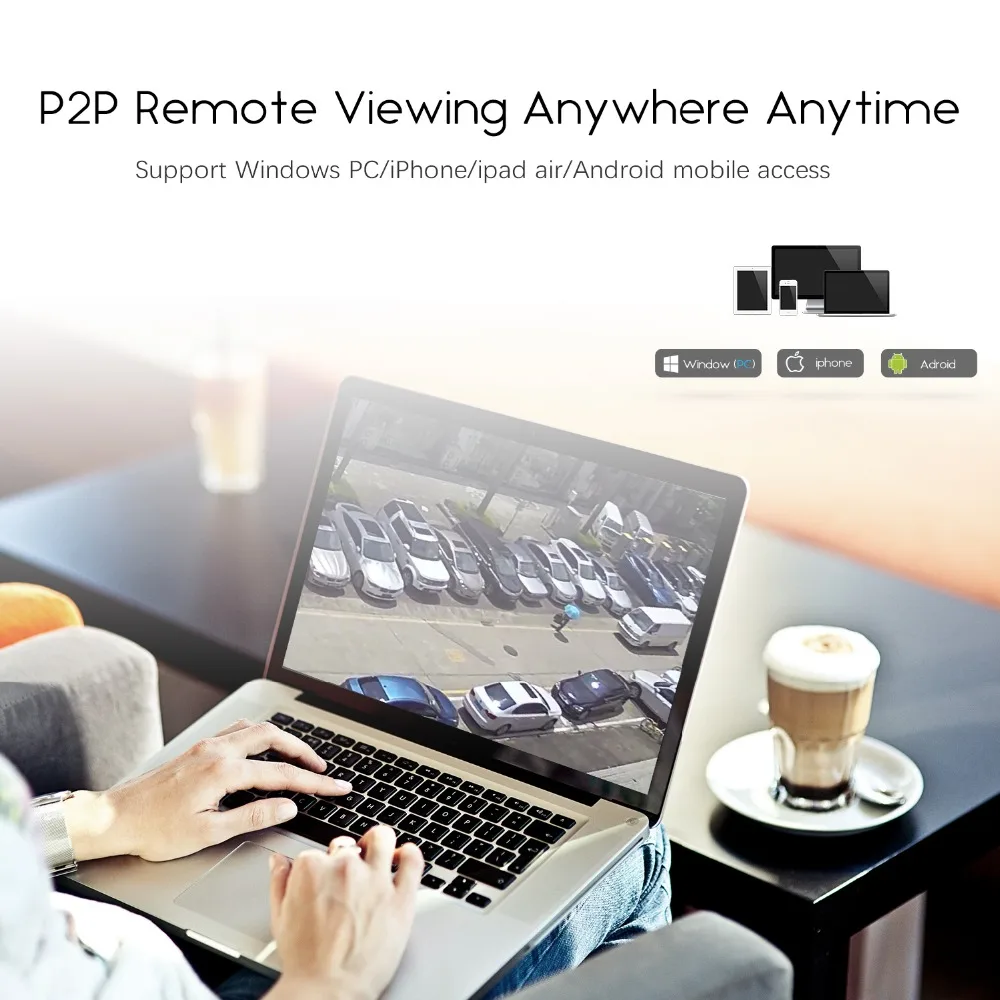 Глаза. sys аудио 4CH P2P 1080 P NVR Сеть IP камера Wi-Fi Камера с микрофоном домашнего видео