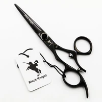 5 5 inch swivel left handed scissors black knight cutting hair professional barber hairdressing scissors rotary haircut shears