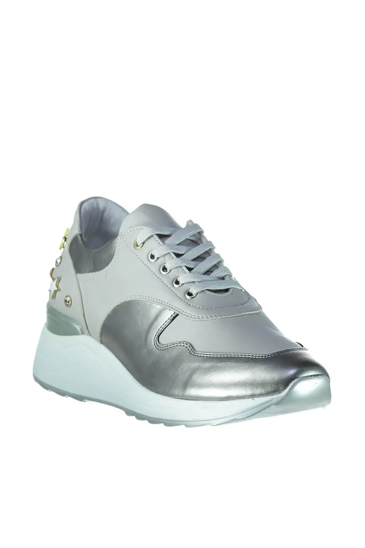 Жемчужные серые женские кроссовки 120130008875 |