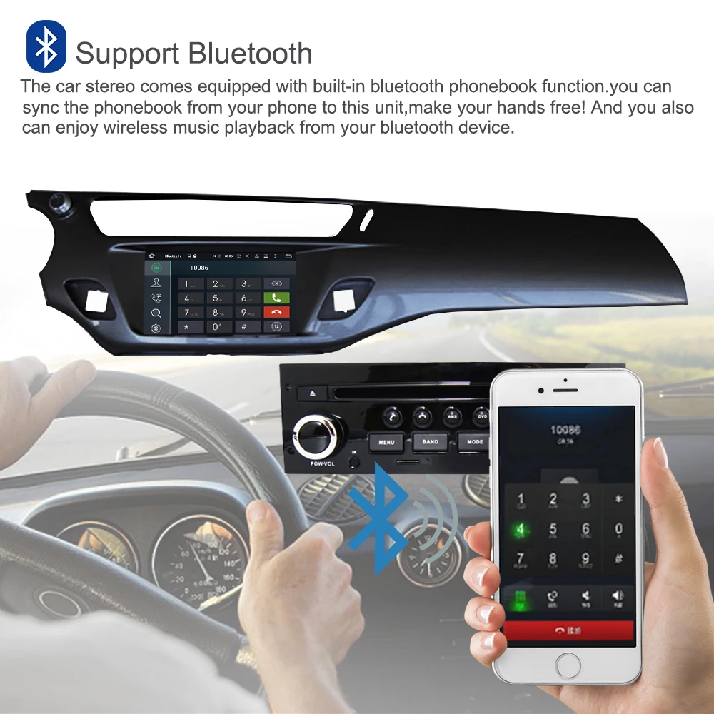 Восьмиядерный 32grom Android8.1 автомобиля радио gps мультимедийный плеер для Citroen C3 DS3 2010- Авто DVD Audio навигации стерео WI-FI