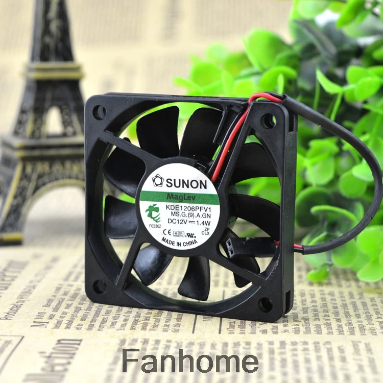 Ультратонкий бесшумный вентилятор для процессора SUNON Jianzhan KDE1206PFV1 6010 12 В 1 4 Вт 6 см |