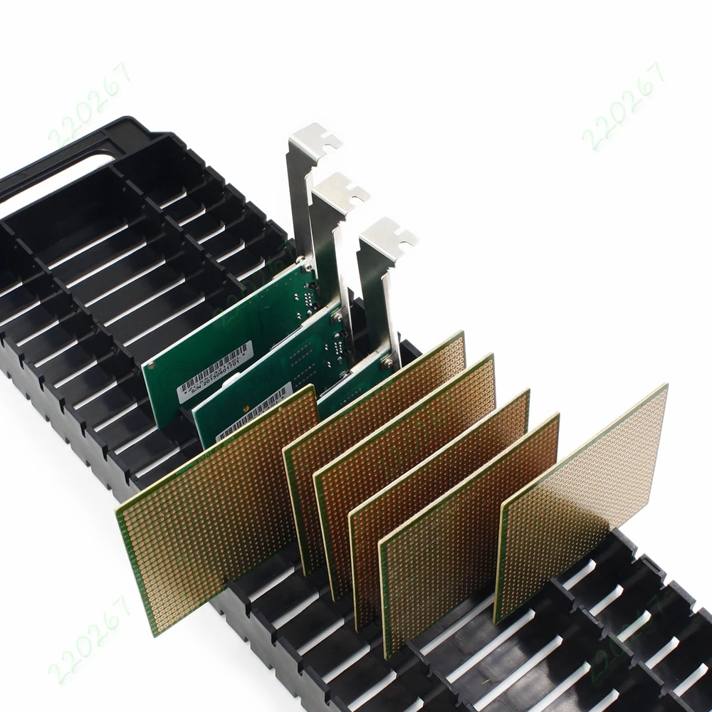 Пластиковый Антистатический ESD безопасный SMD 25 корзин PCB PC стеллаж для хранения и