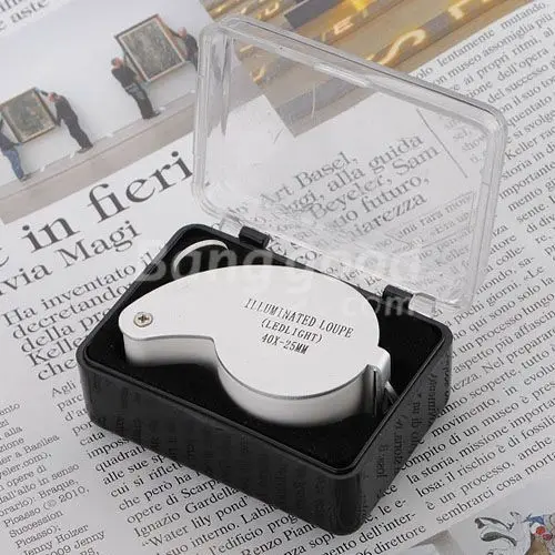 Hot Deal 40x 25mm Jewelers Loupe Magnifier Magnifying Eye Glass | Инструменты
