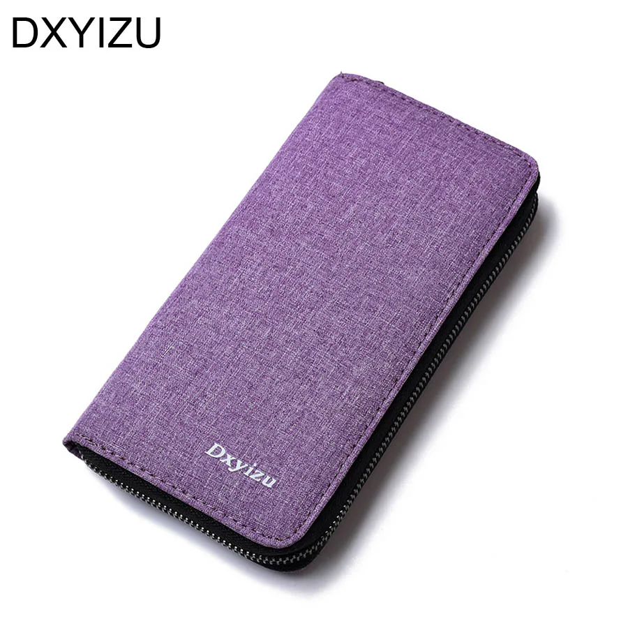 Мужской Длинный дизайнерский кошелек на молнии визитница женский черный