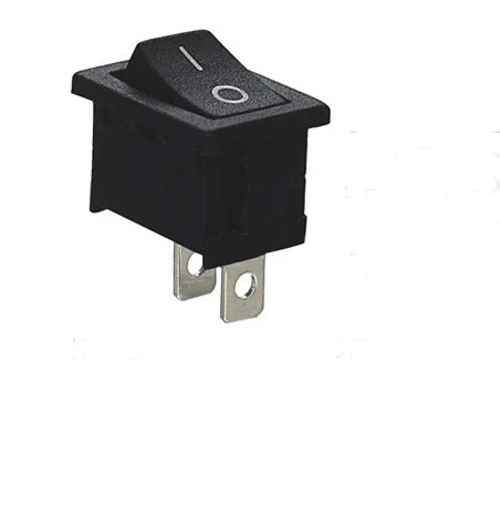 Новый 10 шт./лот 2 Pin 12V 110V 250V черный оснастки-in разъемы вкл/выкл автомобильный кулисный переключатель