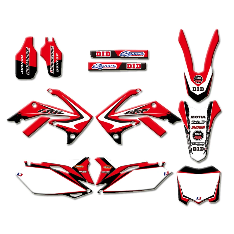 Графический фон наклейка для Honda CRF450R CRF450 2009 2012 CRF250R CRF250 2010 2011 2013 CRF 250 250R 450 450R R|sticker