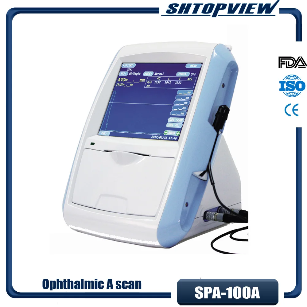 SPA-100A портативный и экономичный простой в эксплуатации офтальмологический сканер