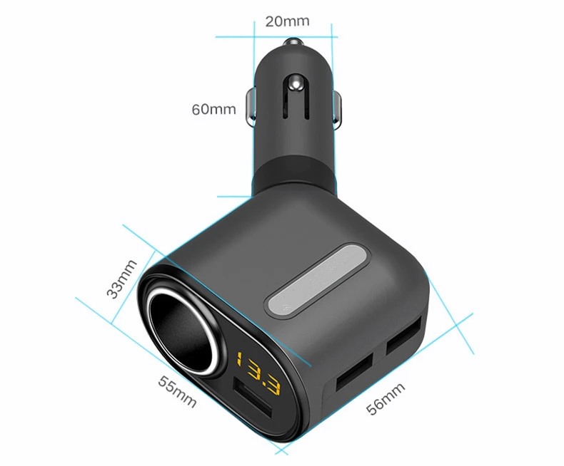 Цельнокроеное платье Автомобильный держатель для телефона на Зажигалка адаптер