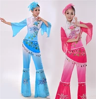 new style ethnic dance yangko performance clothing waist drum clothing square fan dance classical dance costumes