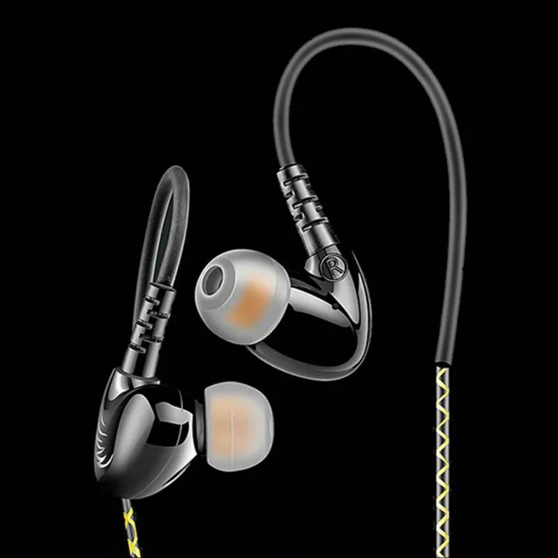 Sports Earphones PTM F1 Running Waterproof Headphone with Mic Headset Stereo Earbuds Bass for Xiaomi mobile phone | Электроника