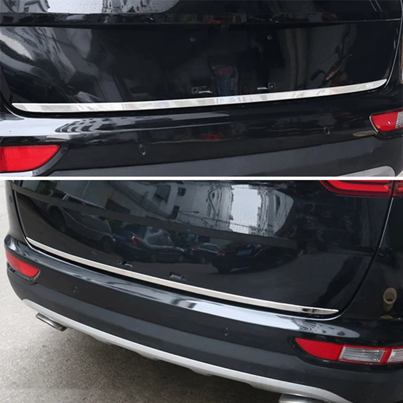 Хромированная Задняя Крышка багажника крышка дверца для Kia Sportage QL 2017 2020 отделка