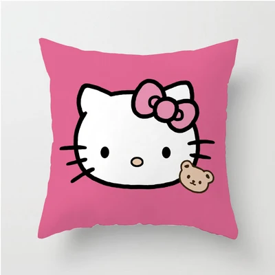 27 стилей 40*40 см 3D hello kitty Подушка KT кошка подушка Забавный розовый Кот детский