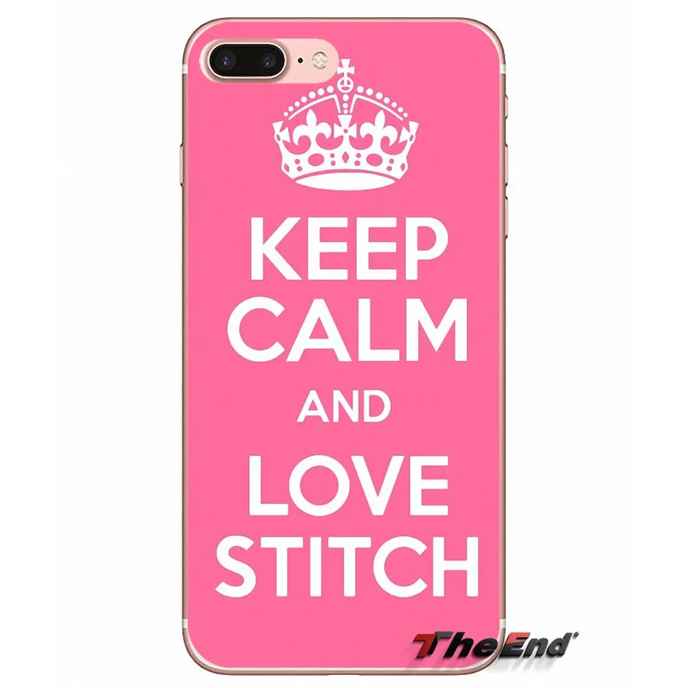 Прозрачный ТПУ чехол для iPhone X 4 4S 5 5S 5C SE 6 6S 7 8 Plus Samsung Galaxy J1 J3 J5 J7 A3 A5 2016 2017 keep calm and love
