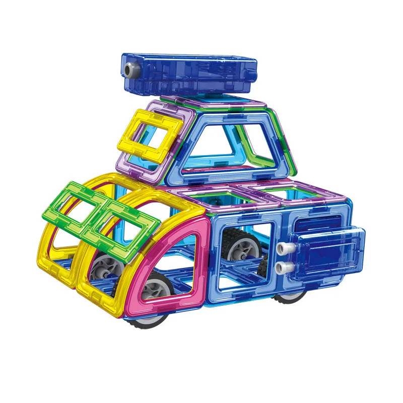 MIPOZOR 88 шт. новинка 2017 года магнитный дизайнерский конструктор 3D блоки детские