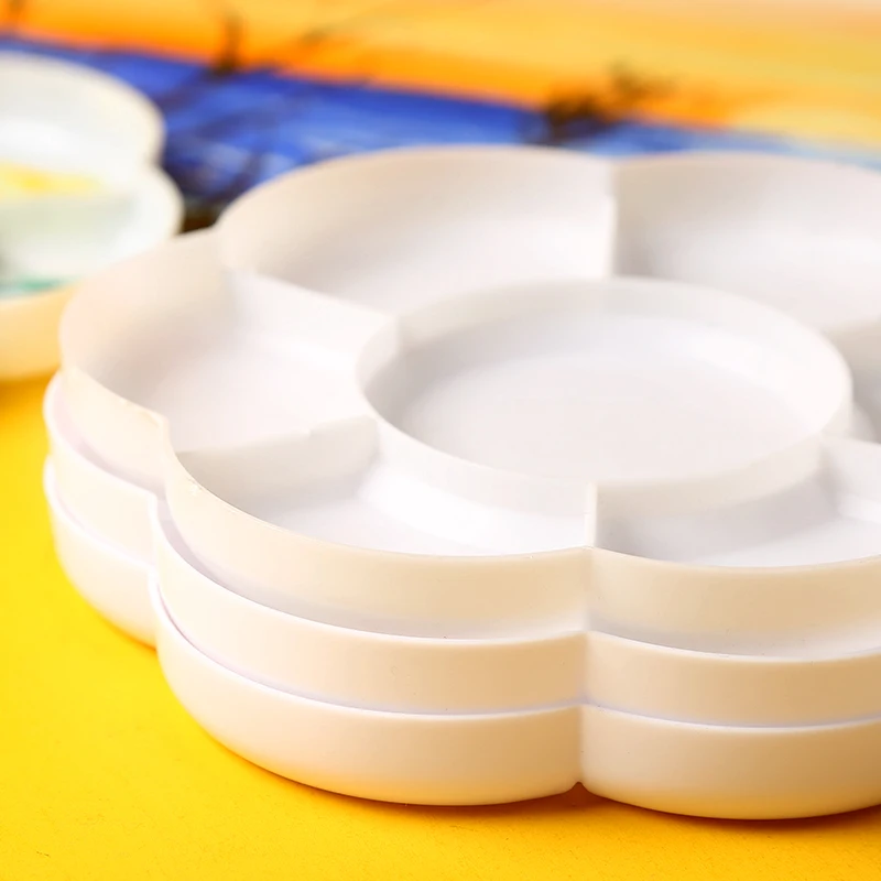 1 шт. профессиональная пластиковая Акварельная Палитра с 7 отверстиями |