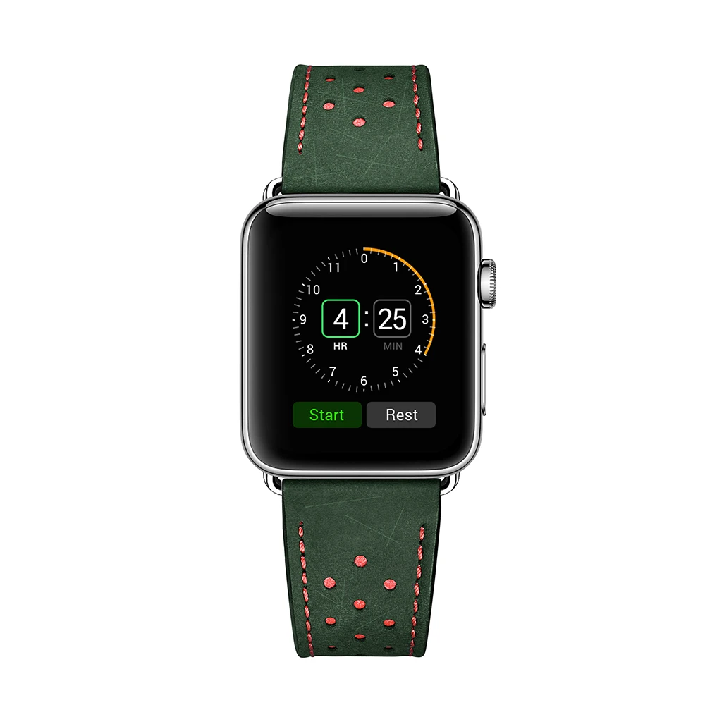 Ремешок для Apple watch 42 мм 38 мм из натуральной кожи iwatch correa aplle watch 44 мм 40 мм ремешок для наручных браслетов серии 4 3 2 1
