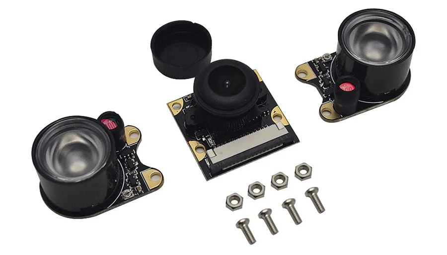 Raspberry Pi камера ночного видения рыбий глаз 5MP OV5647 регулируемая камера с фокусным расстоянием 130 градусов для Raspberry Pi 3, pi 3b разъем